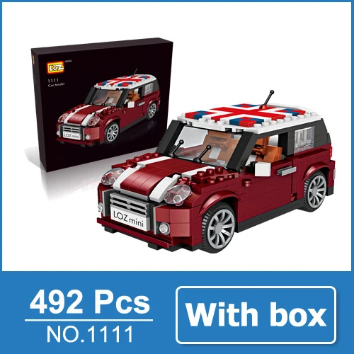 Construction Sets LOZ Kids Model Kits Car Toys Gift Collecting 492PCS Kids 