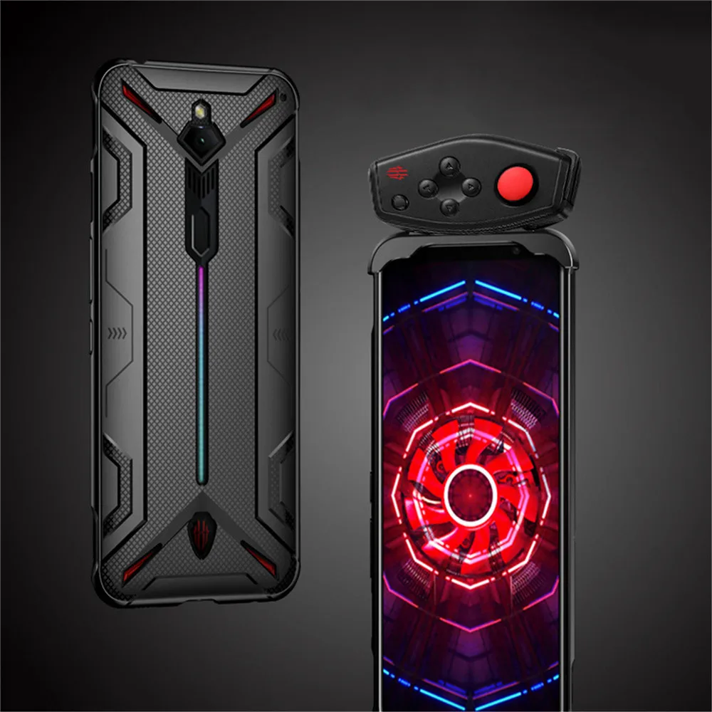 Противоударный защитный ТПУ мягкий чехол для телефона ZTE Nubia Red Magic 3 / 3S крышка с