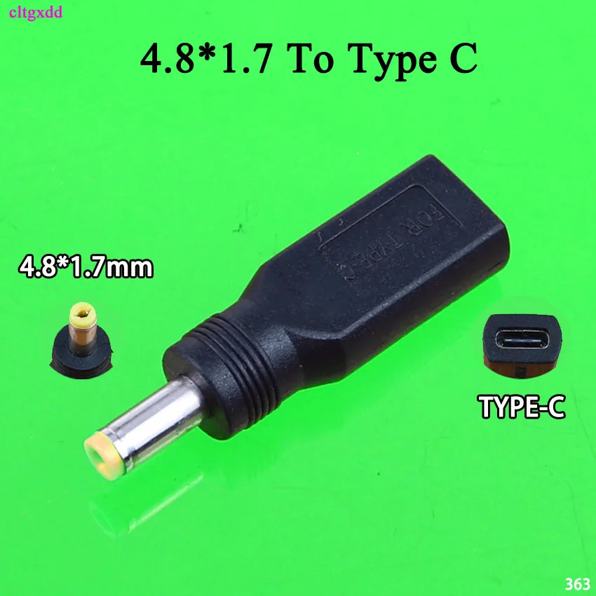 Cltgxdd 1 шт. USB Type C USB-C гнездо 4 8 мм x 7 Мужской DC адаптер для зарядки | Обустройство дома