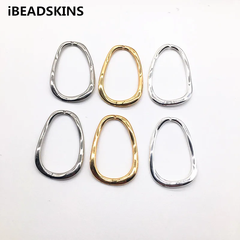 

New arrival! 33x22mm 100pcs zinc alloy oval connectors for earrings accessories/Earring parts/Jewelry Findings Components DIY