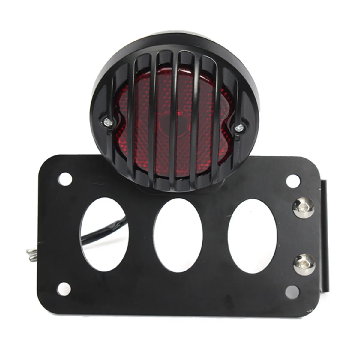 

Universel LED Moto Side Mount Rear Tail light License Plate Bracket For Harley Sportster Bobber Chopper