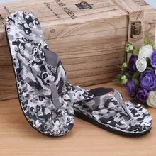Summer Camouflage Flip Flops Shoes Sandals Slipper Indoor Outdoor Leather Womens Mens Slippers Beach Shoes Flip-flops Non Slip
