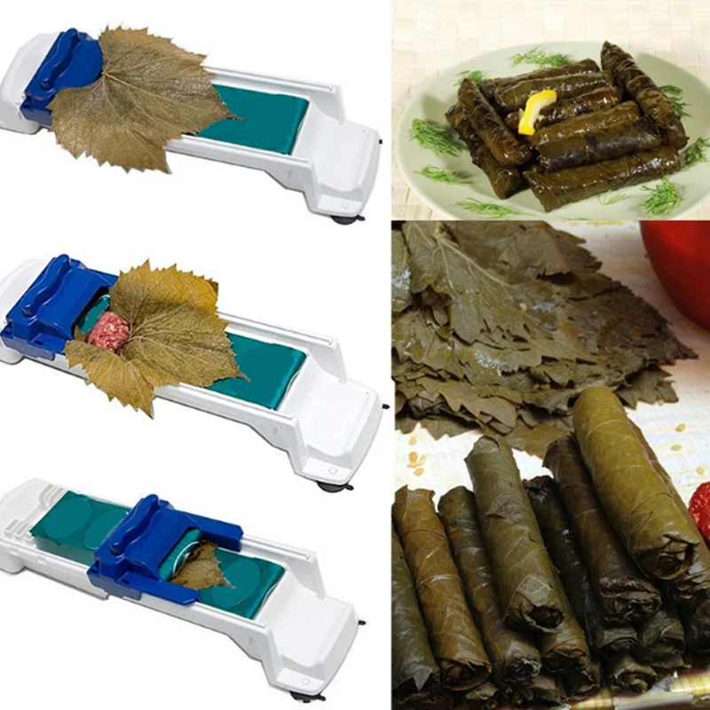 

Kitchen Gadgets Quick Sushi Making Vegetable Meat Rolling Tool Magic Roller Stuffed Garpe Cabbage Leave Grape Leaf Machine Magic