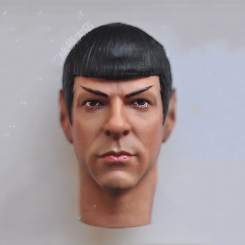 

1/6 Scale Star Trek Mr Spock Head Sculpt for 12" Male Bodies Action Figure doll Toys Gifts