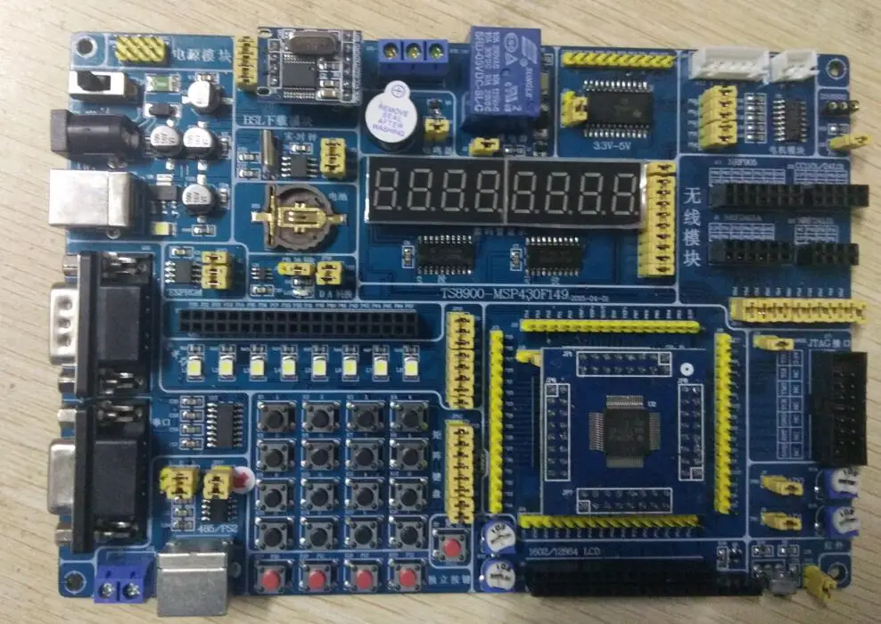 MSP430F149 MCU макетная плата/MSP430 макетная плата бортовой USB Тип загрузчик