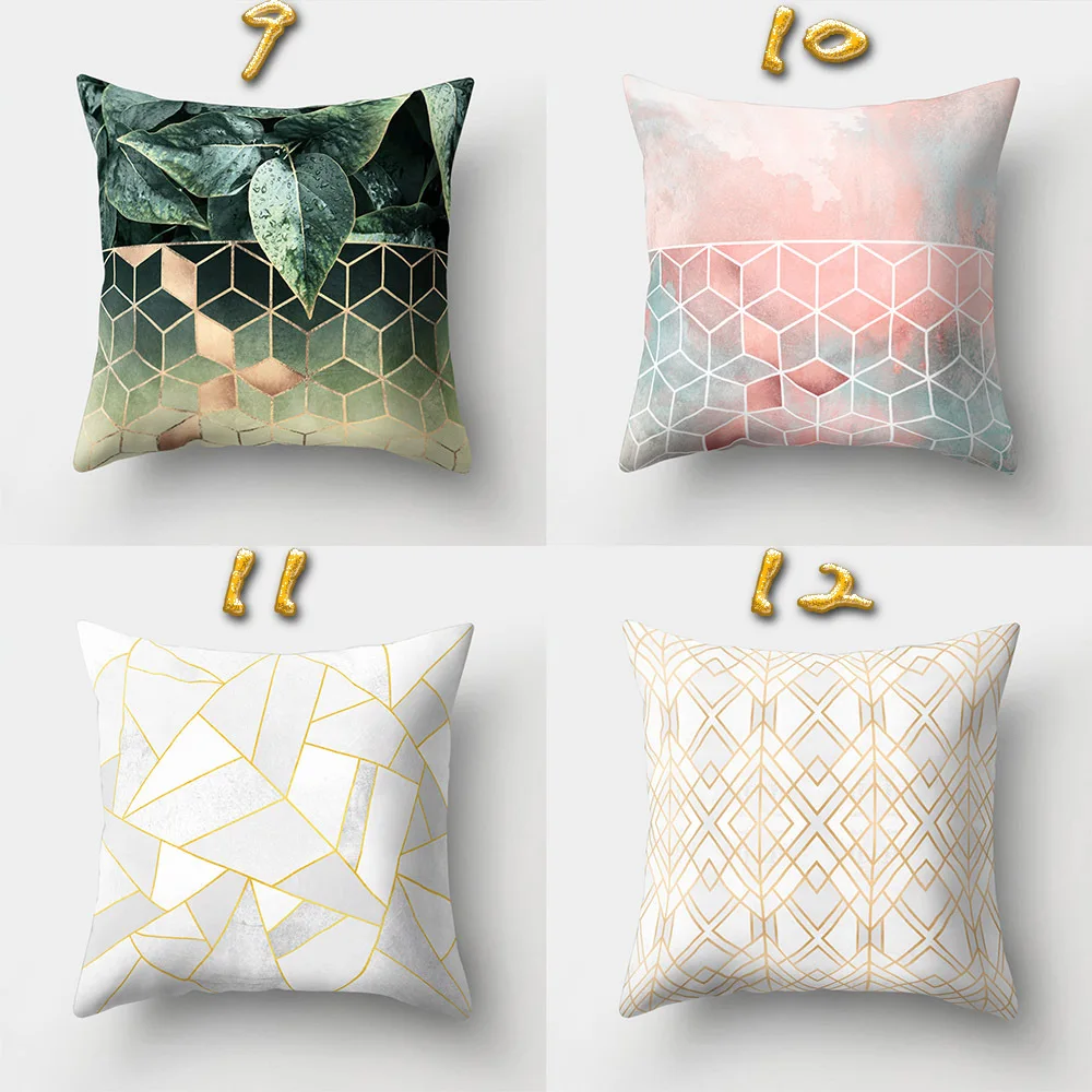 45*45cm bay pillowcases Car waist pillow case sofa pillowcase peach skin creative home office cushions without core PP32