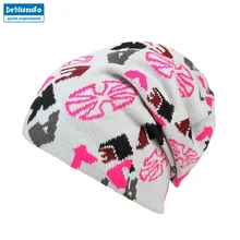 Зимние шапки с буквенным принтом для женщин и мужчин, Вязанные Трикотажные Шапочки, модные теплые лыжные шапки с черепами для девочек в стиле хип-хоп