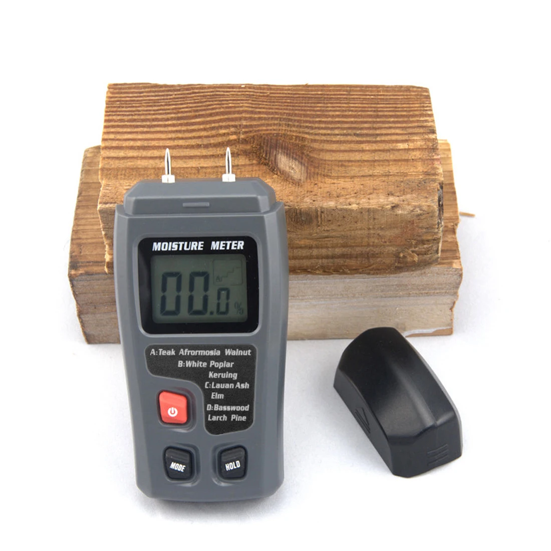 0-99.9% два контакта цифровой измеритель влажности древесины влажность тестер Лесоматериалы Damp детектор 0,5 процентов точность Влагомер Тестер