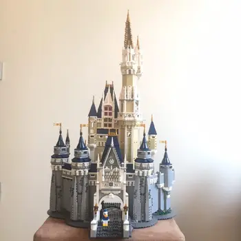 

In Stock 16008 Creator Cinderella Princess Castle City 4080pcs Model Building Block Children Girls Gifts Compatible 71040