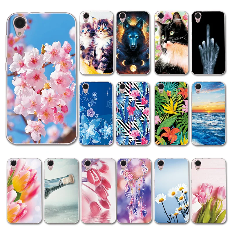 

For BQ BQ-4072 Strike Mini 4.0" Case Cover Small daisy Love Heart Case For BQ Strike Mini BQ 4072 Back Phone Bags Bumper