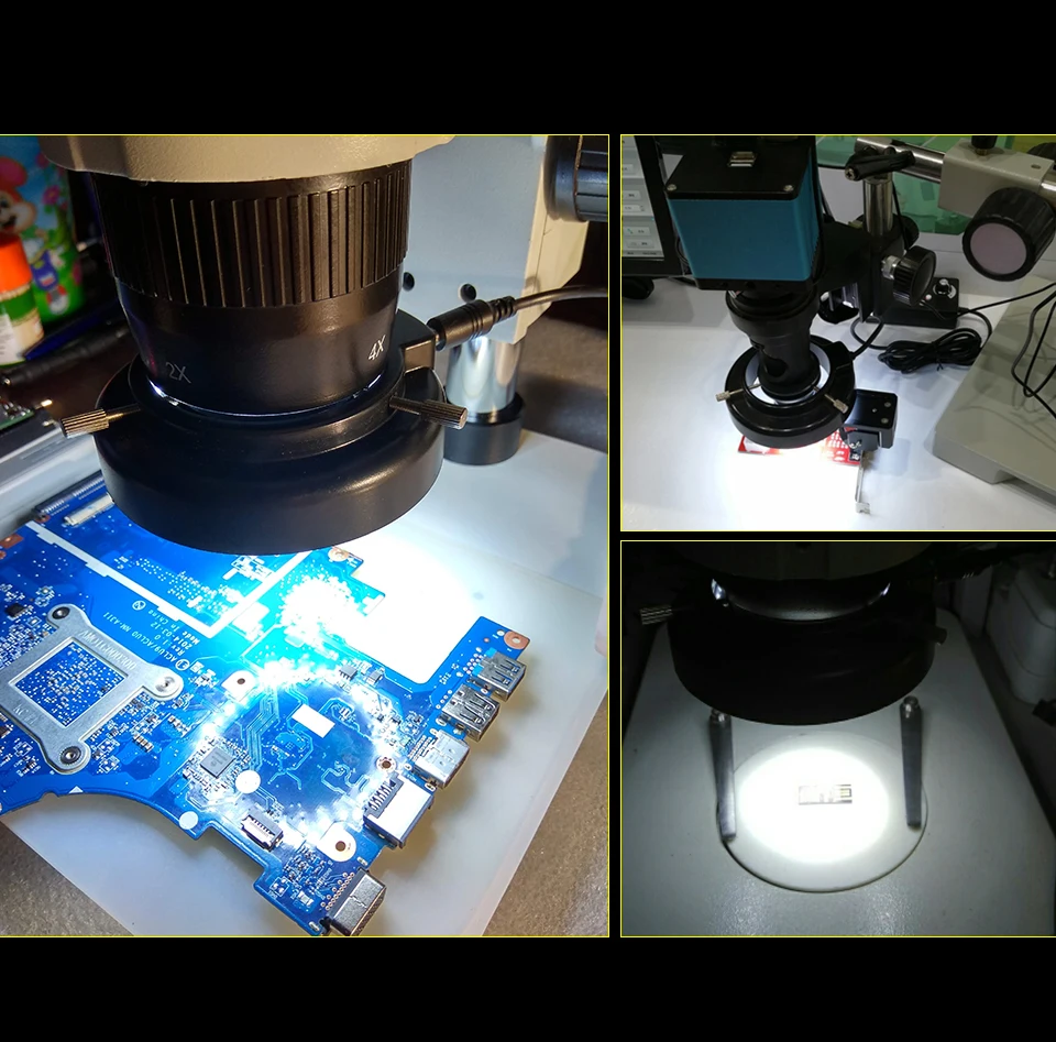 LED Ring Light illuminator Lamp For Industry Stereo Microscope Camera Magnifier  (11)