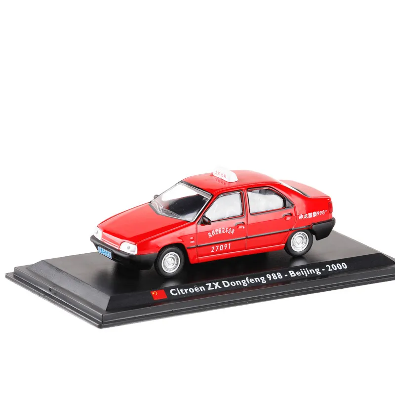 Оригинальная Изысканная Подарочная коробка 1:43 Citroen ZX металлическая модель, имитация сплава Пекина коллекции такси и украшения, бесплатная