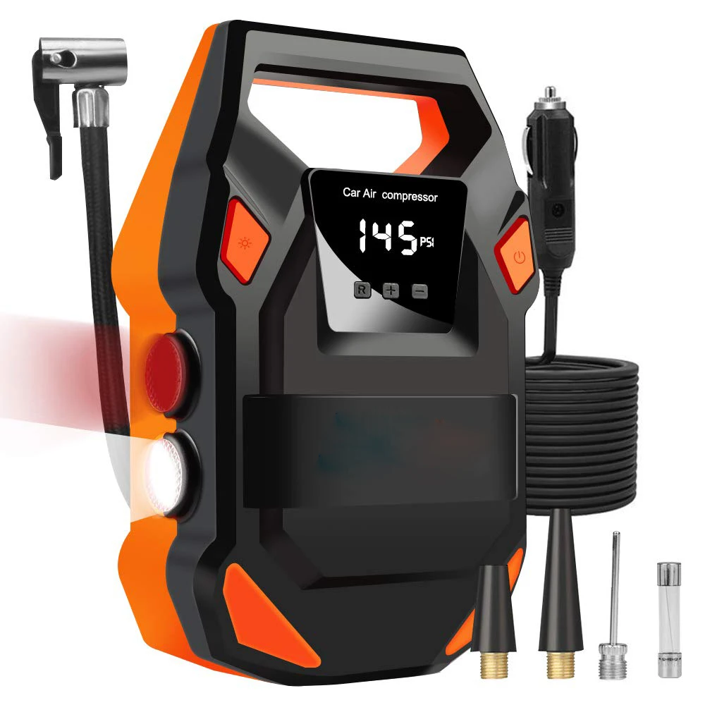 

NEW HF-DC 12V Digital Tire Inflator Car Portable Air Compressor Pump 150 PSI Car Air Compressor for car