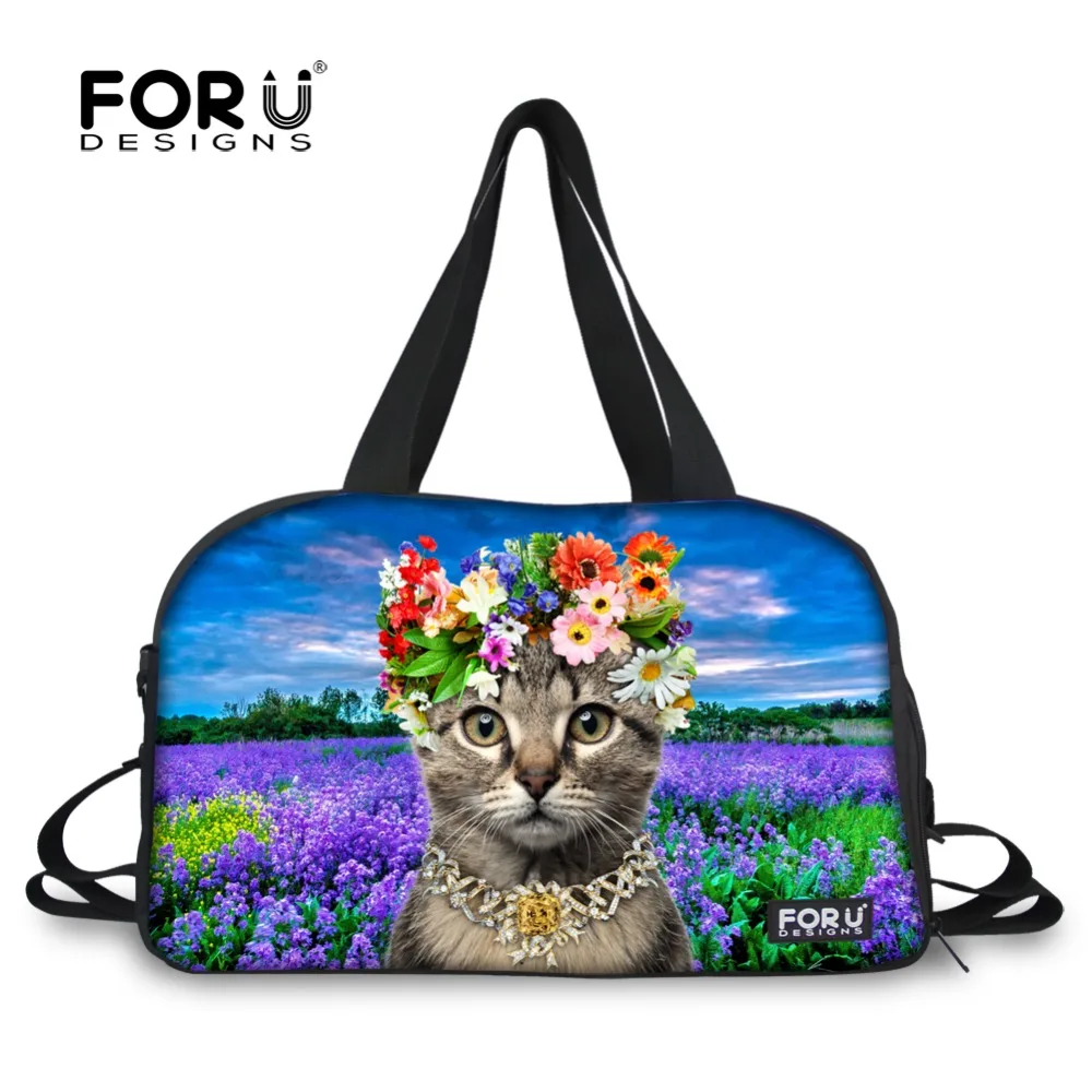 

FORUDESIGNS Canvas Sport Bag Gym Handbag for Women Men Training Yoga Fitness Durable Multifunciton Waterproof Athletic Tote