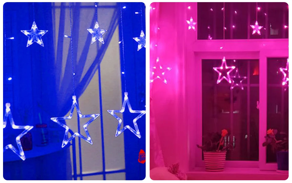 3M LED Christmas Tree Decoration Star String 220V 8 Modes Multicolor Home Outdoor Garden Party Patio Pathway Lighting Decor (11)