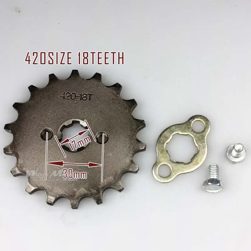 Pignone Anteriore 14 Denti 20mm Per Moto 50-160cc - Catena 428, Per ATV Quad Pit Bike - Foto 7