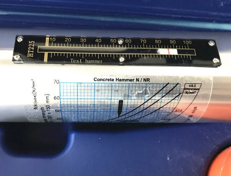 NOVA POWER-FREE SCHMIDT MARTELO REBOUND CONCRETO TESTADOR INSTRUMENTO de TESTE de NDT