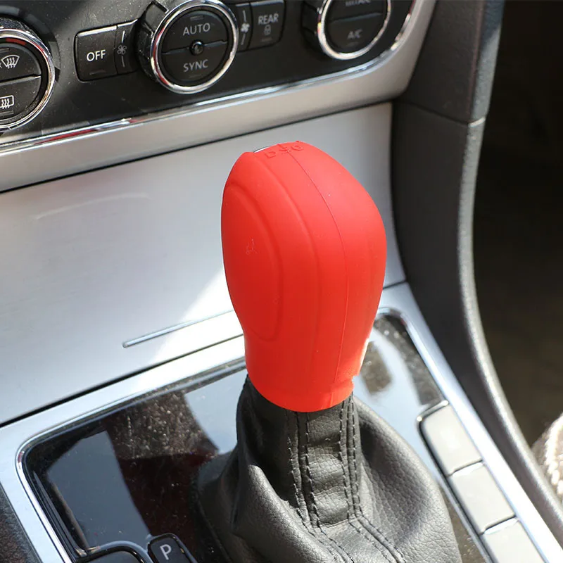 Ручка переключения передач для автомобиля Zlord для VW Golf 6 7 GTI DSG Jetta Tiguan POLO BORA Passat B7 Tiguan Touran Refit - Название цвета: Red