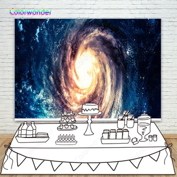 

Fantasy Space Universe Nebula Super Hero Scene Photography Backgrounds Customized Photographic Backdrops For Photo Studio
