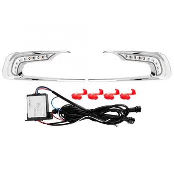 

1 Pair Car Single Color LED Daytime Running Light DRL for Peugeot 2008 2014-2015 Interior Light Car Styling