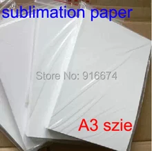 Free shipping Discount High quality 100 sheets A3 tansfer paper sublimation paper For mug glass rock