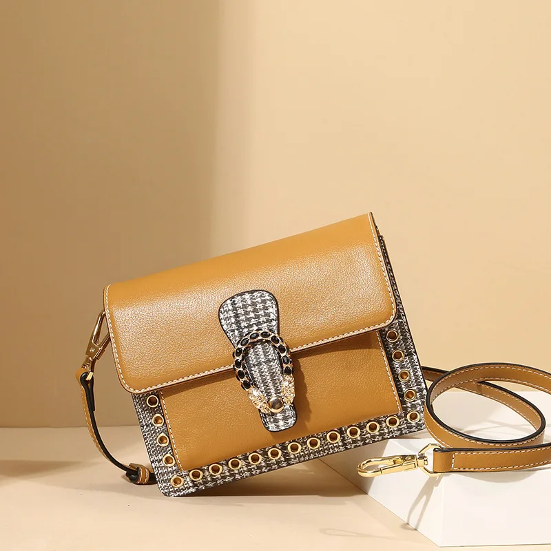 

Korean version of Colour-Coloured Square Bag in the Summer of 2019 New Fashion Women's Bag Leisure Single Shoulder Slant Bag