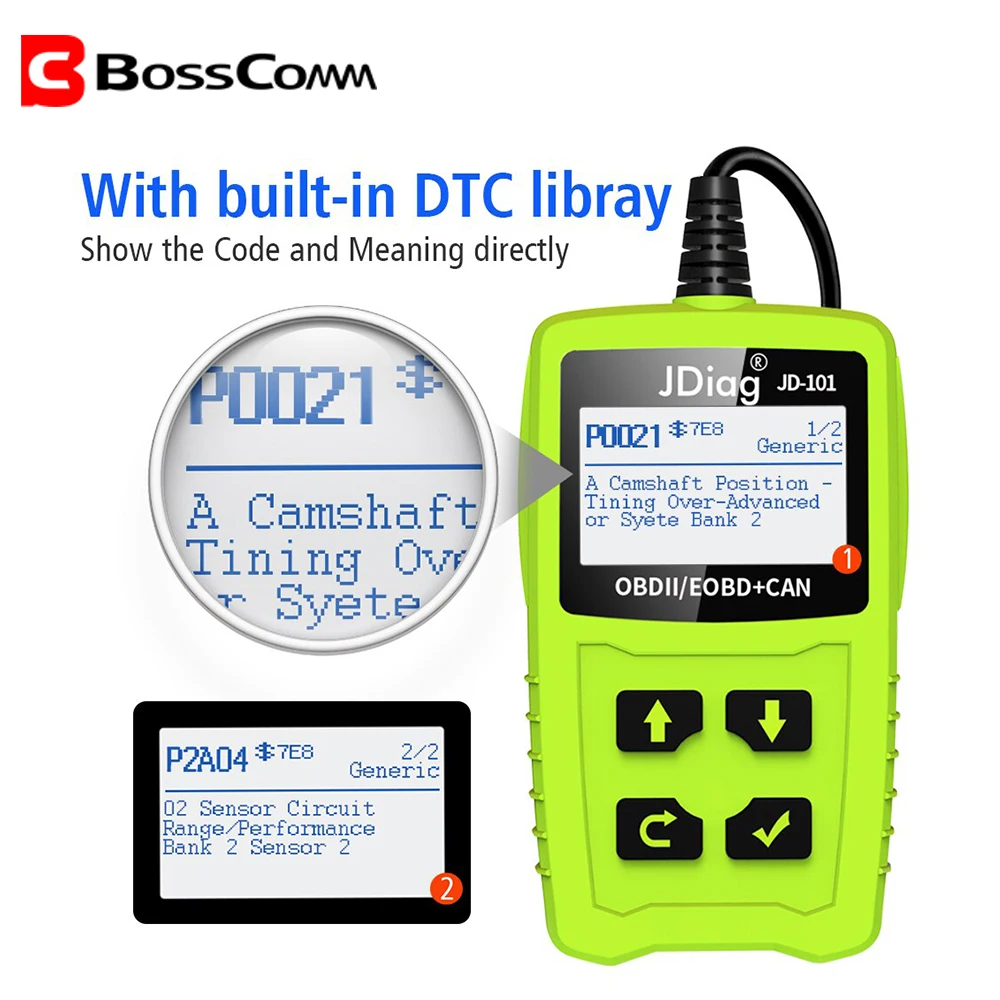 обд 2 сканер для диагностики авто JDiag 101 OBD2 diagnostic автосканер 2019 scan tool|Считыватели