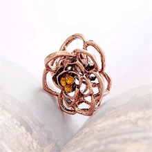 Винтажные женские заколки для волос в виде цветка розы, аксессуары для волос, заколки для волос, модные элегантные мини заколки для волос