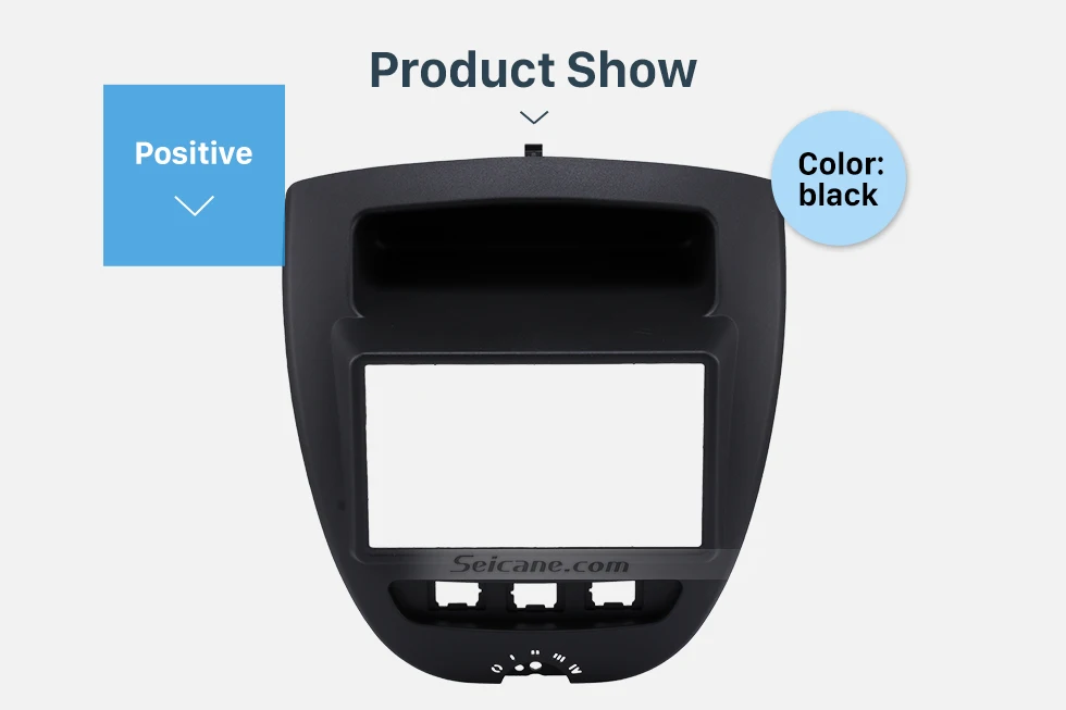 Seicane Отличный Двойной Дин радио фасции для Toyota Aygo Citroen C1 peugeot 107 DVD панель стерео тире отделка Установка монтажный комплект