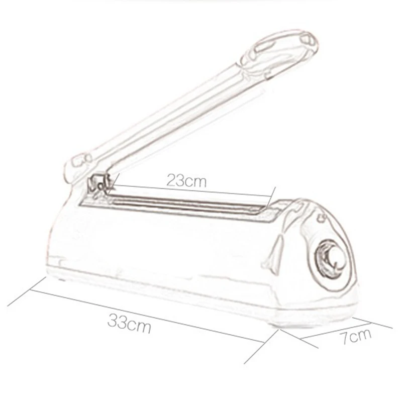 

300Mm Impulse Heat Sealer Machine Bag Heat Sealer Capper Manual Bag Heat Seal Closer For Plastic Mylar And Cereal Bags Snack Foo