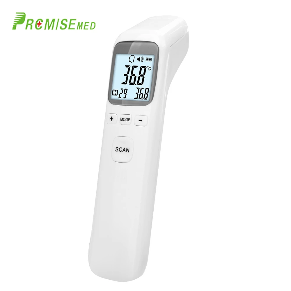 

pr+mise Muti-fuction Medical Baby/Adult Digital Thermometer Infrared Forehead Body Thermometer Gun Non-contact