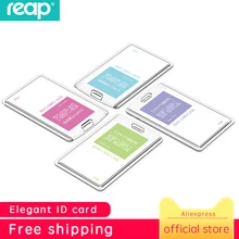 Reap 7175 акриловый прозрачный держатель для карт, высокое качество, держатель для бейджа, кристальная карта, автобус, ID, держатель, пластик