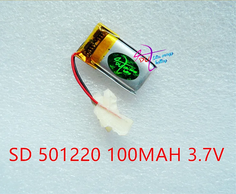 tablet battery Wholesale 501220 3.7V 100mah 501221 Lithium polymer