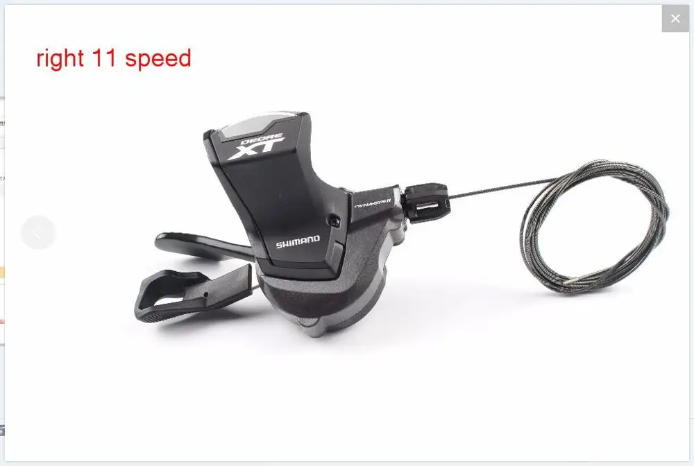 right shifter 11s Shimano Deore XT SL-M8000 3x11 2x11-Speed правый рычаг переключения передач с внутренним кабелем M8000 переключения передач - Цвет: right shifter 11s