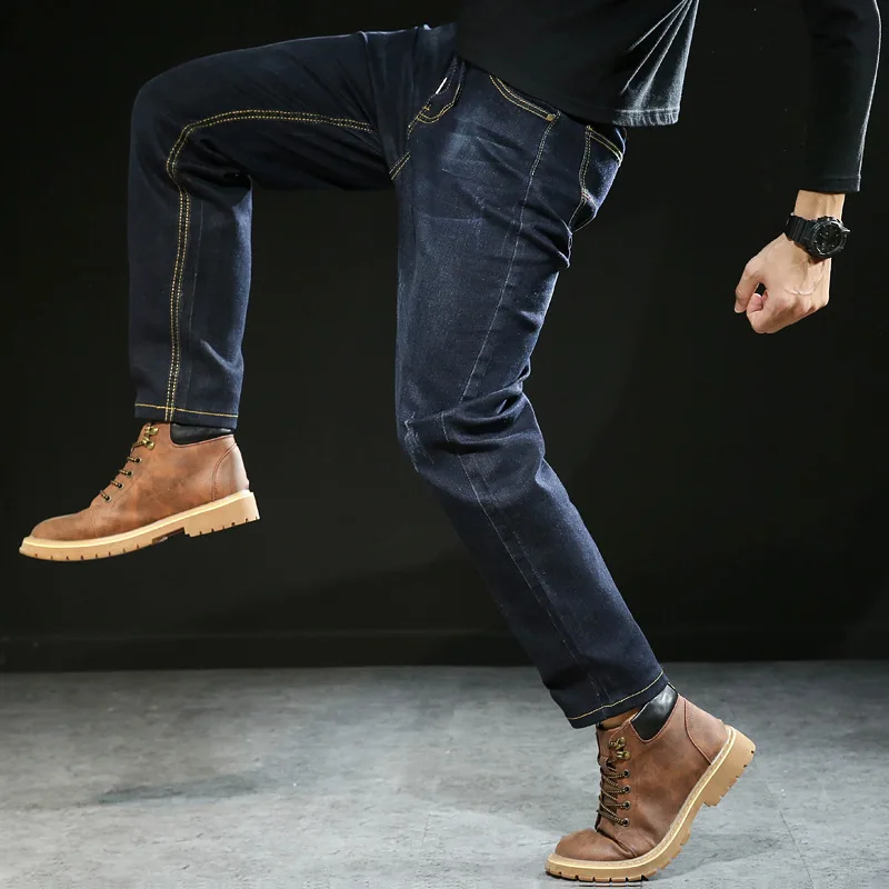 Elastic Loose Black Jean Men Calca Masculina Male Pants Blue Men's Jeans PLus Size 6XL 7XL Denim Trousers Hombre Korean Cowboys Elastic Loose Black Jean Men Calca Masculina Male Pants Blue Men's Jeans PLus Size 6XL 7XL Denim Trousers Hombre Korean Cowboys