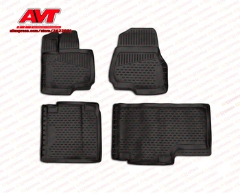 

Floor mats for Ford F-150 Super Cab 2015-2017 4 pcs rubber rugs non slip rubber interior car styling accessories