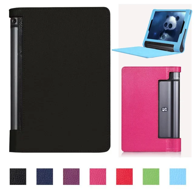 

For Lenovo Yoga Tab 3 X50 X50L Ultra thin Smart leather Cover with Sleep/Wake Stand Lichee PU Case Cover