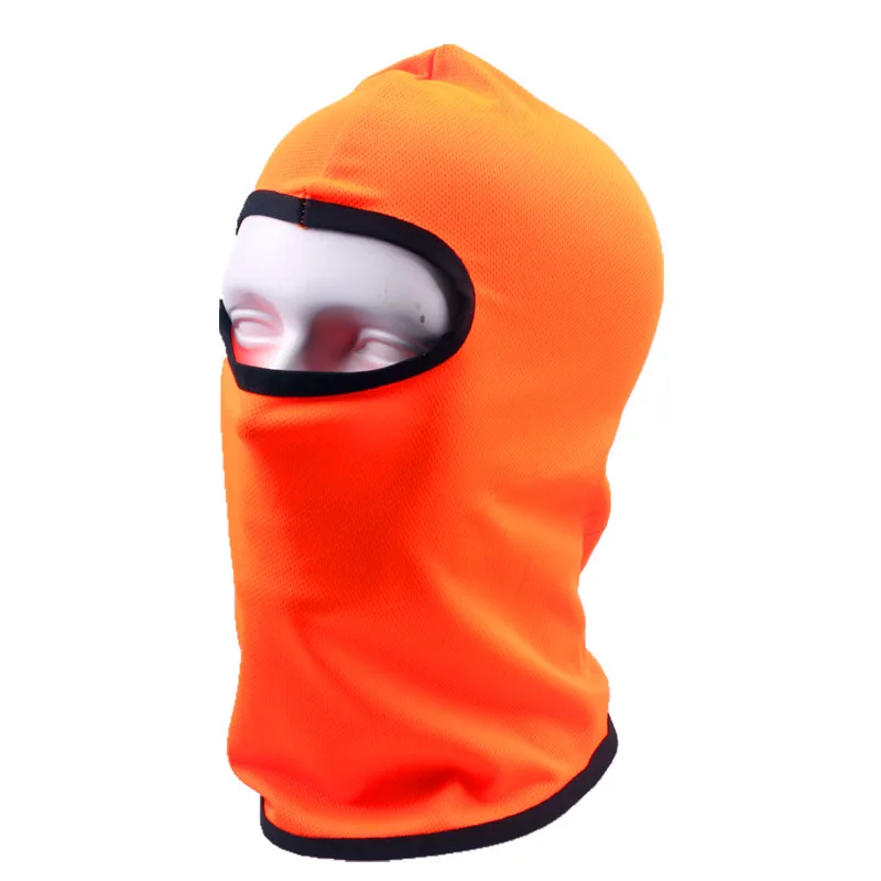 

12 pcs Windproof Mask Quick-Drying Breathable Anti UV Solid Face Mask Motorcycle CS Game Tactics Balaclava Hat Unisex