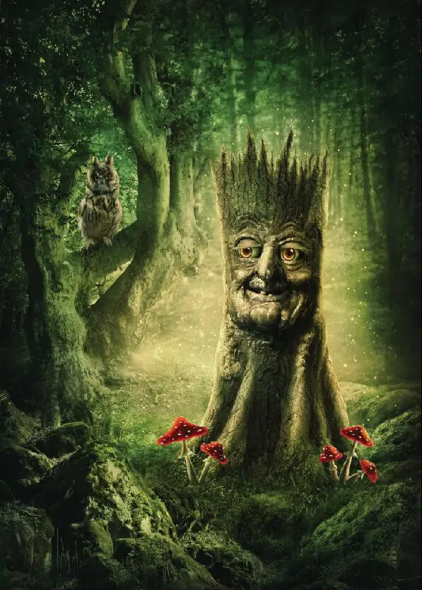 

SHENGYONGBAO Art Cloth Fairy tale theme Photography Backdrops Prop Children Scenic Photography Background A19218-09