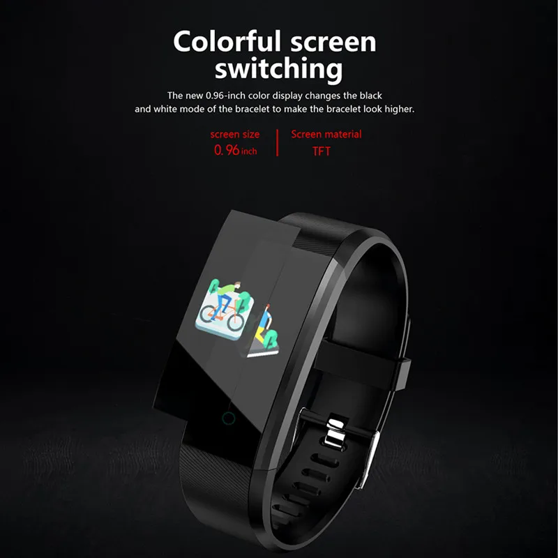 

Men Ladies Digital Watch with Camera Sports Step Counting Message Reminder Anti-lost reminder Smart Wristband for android iOS