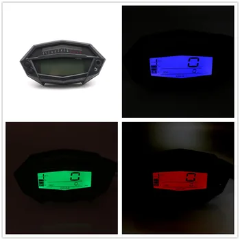 

Multi-Function Motorcycle Electronic Tachometer Meter Adjustable Color-changing LCD Odometer For Kawasaki Z1000 Modification