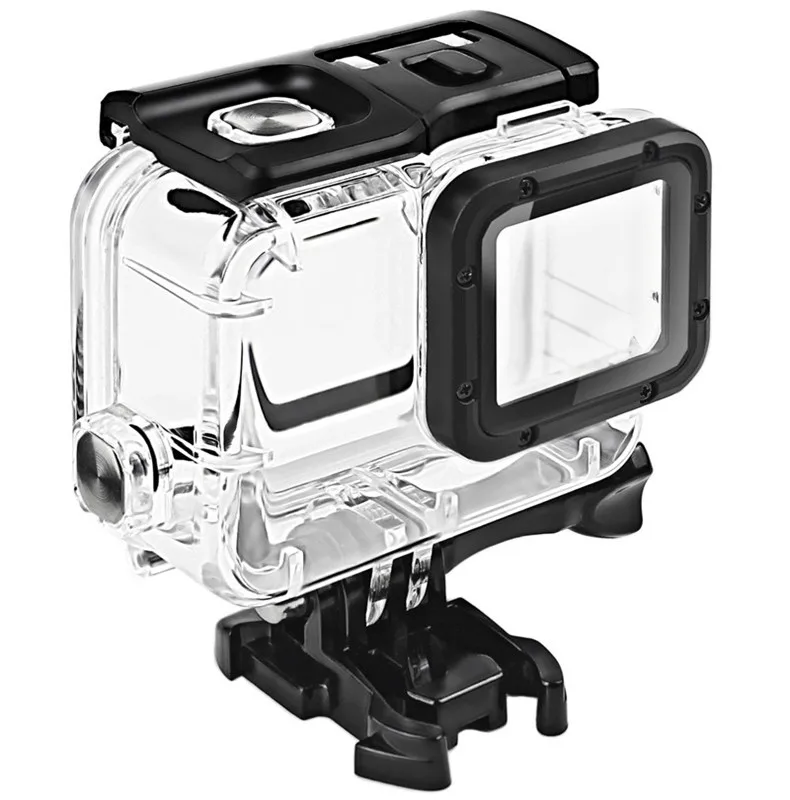 Водонепроницаемый корпус для GoPro HERO /7/6, Черный Защитный Чехол 45 м для подводного погружения, аксессуары для экшн-камеры Go Pro