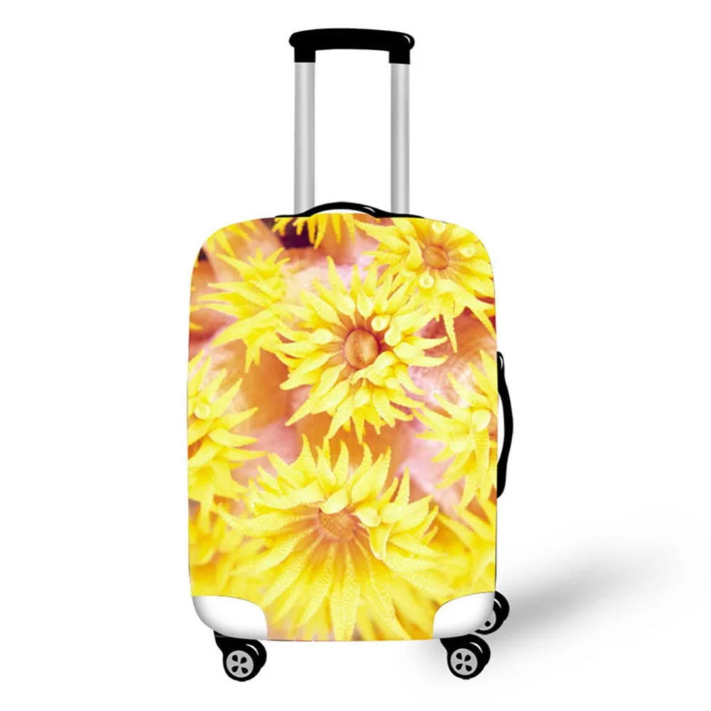 Sea Coral Print Travel Accessories Suitcase Protective Covers 18-32 Inch Elastic Luggage Dust Cover Case Stretchable Sea Coral Print Travel Accessories Suitcase Protective Covers 18-32 Inch Elastic Luggage Dust Cover Case Stretchable