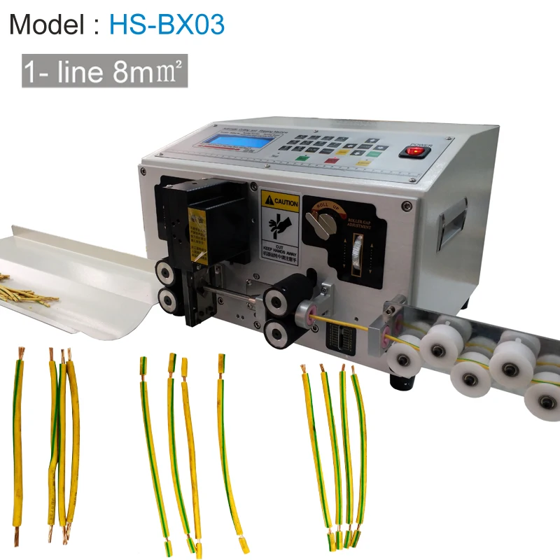 

Automatic Wire Cutting Stripping Machine with LCD Display Fast Speed Peeling Cable and Cutting for Wire Harness