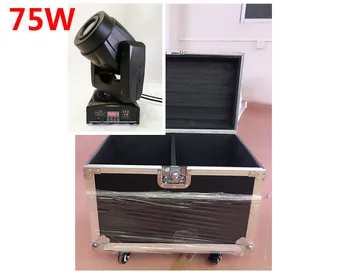 

2pcs/lot with flight case 75W Moving Head 3 Face PrisS pot Stage Lighting DMX Channel Hi-Quality Hot Sales Prism