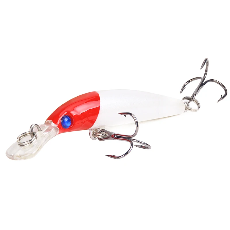 HAODIAOZHE 1 шт. Crankbait Minnow рыболовная приманка искусственные твердые приманки Vivid 3D Eyes