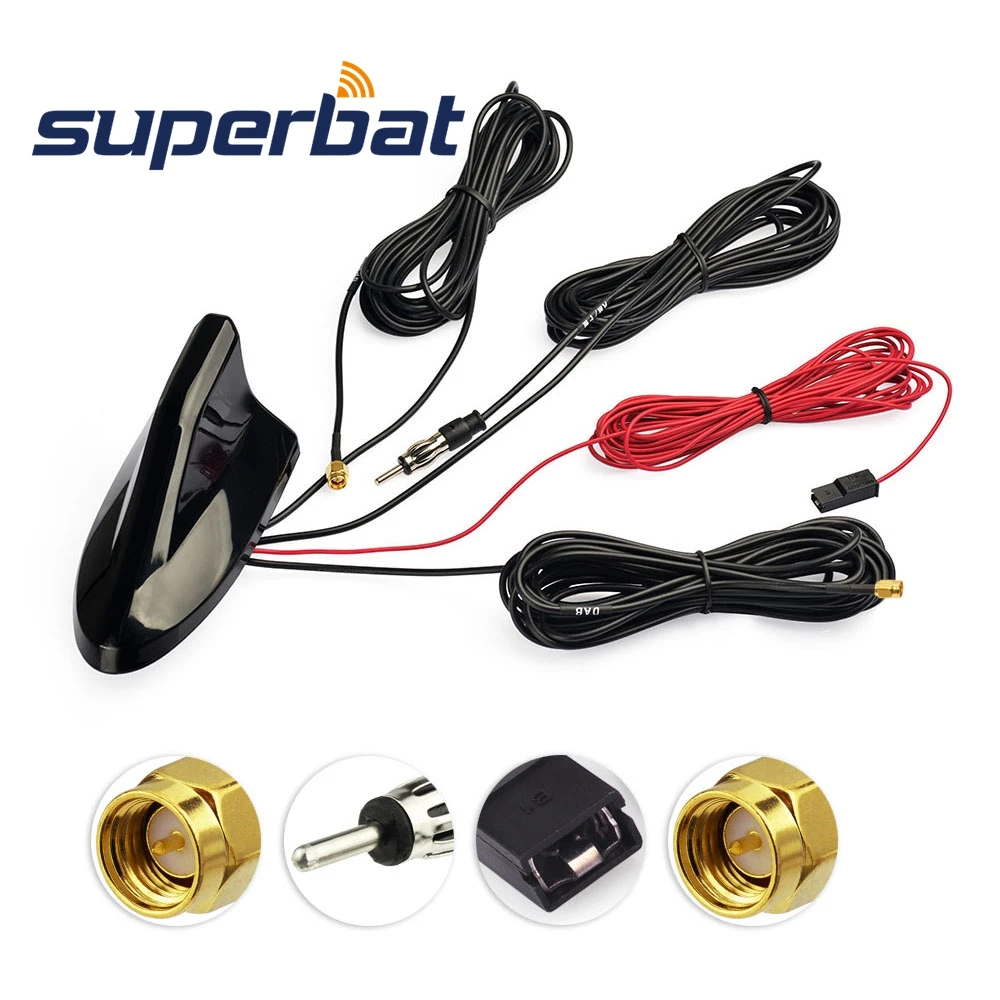 Superbat Car Roof Top Shark Fin Vehicle GPS