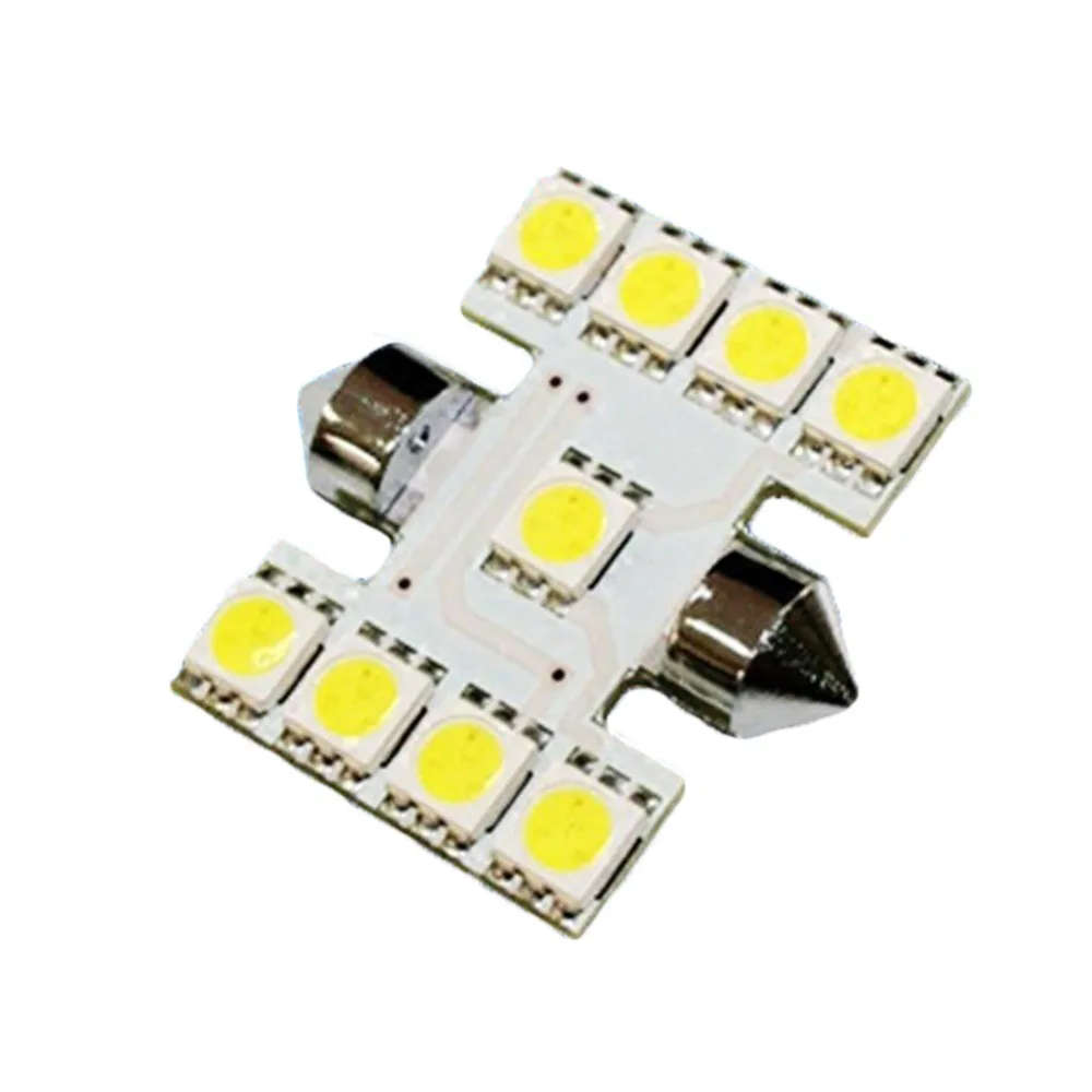 Новый стиль Высокое качество 31 мм 5050SMD 9LED Авто купольная гирлянда для интерьера