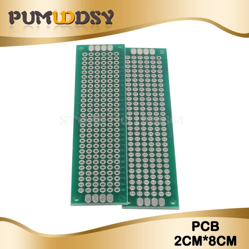 

5pcs 2x8cm 2*8 Double Side Prototype PCB diy Universal Printed Circuit Board