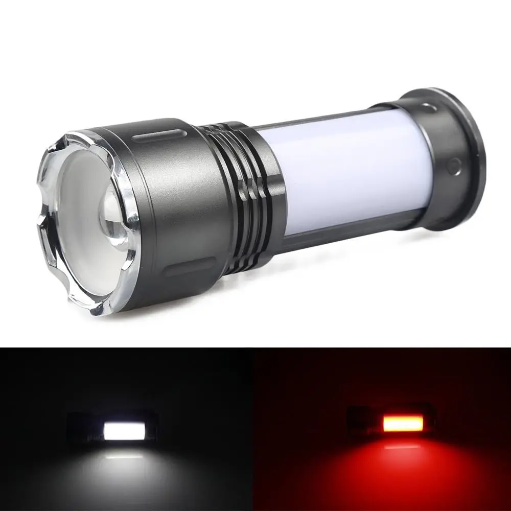 Zoomable CREE XM L Q5 lantern portable Hand lamp handlamp flashlight high power led flashlight rechargeable